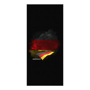 Panfleto bandeira da Alemanha