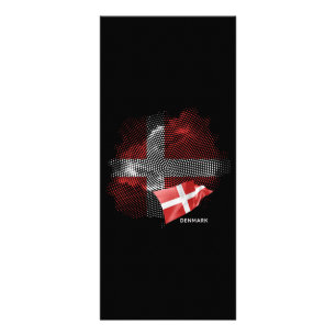 Panfleto bandeira da Dinamarca