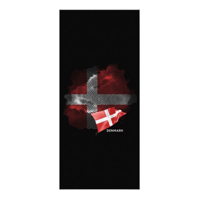 Panfleto bandeira da Dinamarca (Frente)