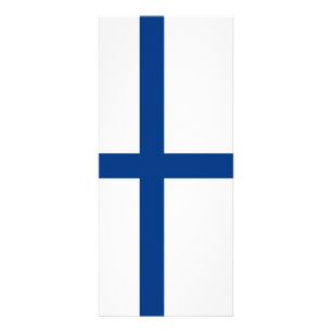 Panfleto bandeira da Finlândia