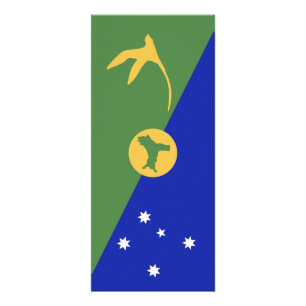 Panfleto bandeira da Ilha Christmas