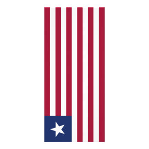 Panfleto bandeira da Libéria