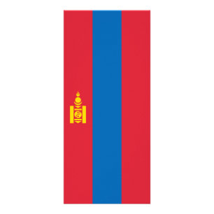 Panfleto Bandeira da Mongólia