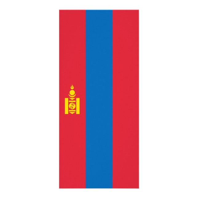 Panfleto Bandeira da Mongólia (Frente)