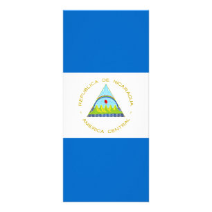 Panfleto Bandeira da Nicarágua