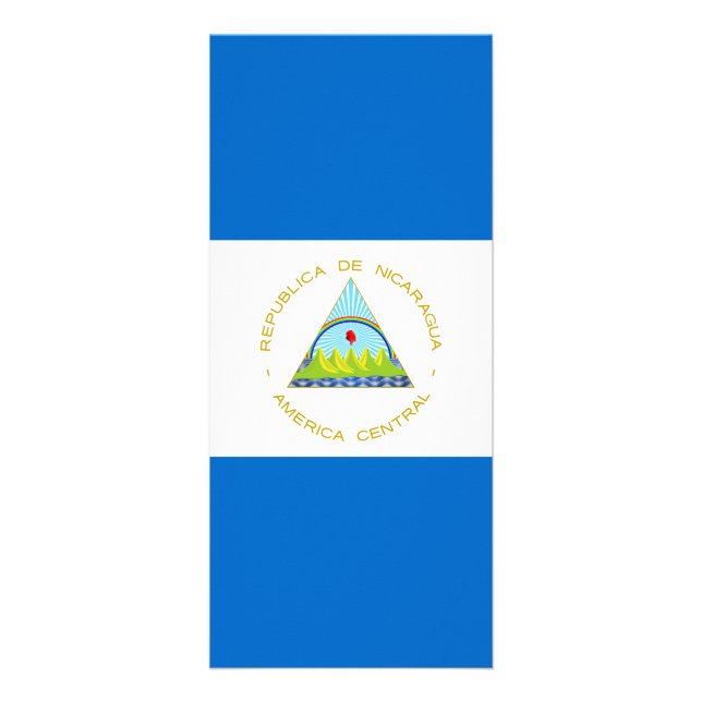 Panfleto Bandeira da Nicarágua (Frente)