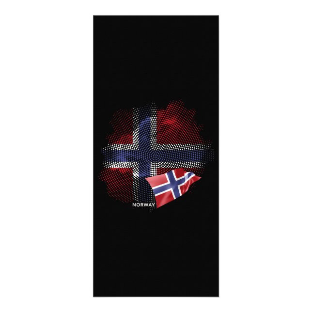 Panfleto bandeira da Noruega (Frente)