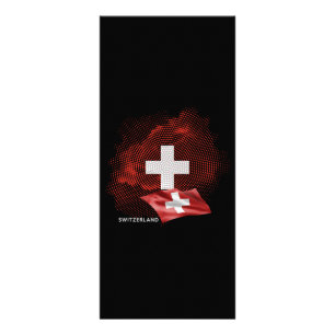 Panfleto bandeira da Suíça