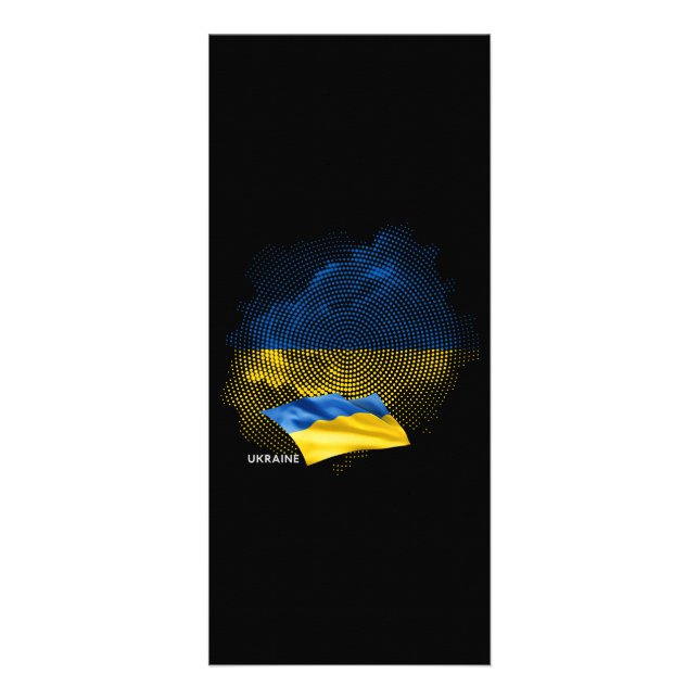 Panfleto bandeira da Ucrânia (Frente)