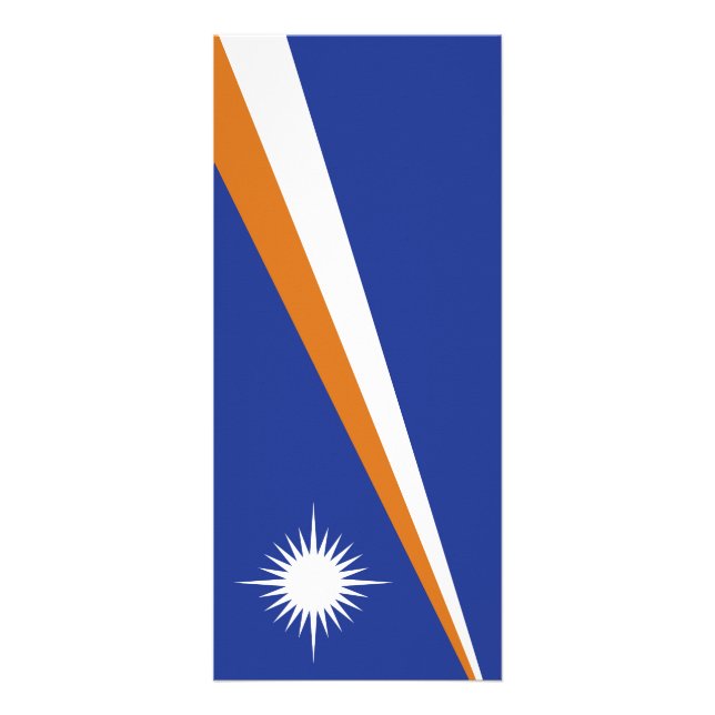 Panfleto bandeira das Ilhas Marshall (Frente)