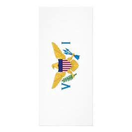 Panfleto bandeira das Ilhas Virgens dos EUA