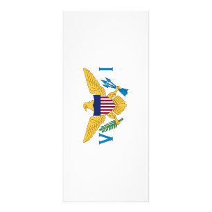 Panfleto bandeira das Ilhas Virgens dos EUA
