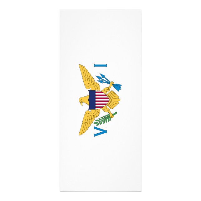 Panfleto bandeira das Ilhas Virgens dos EUA (Frente)