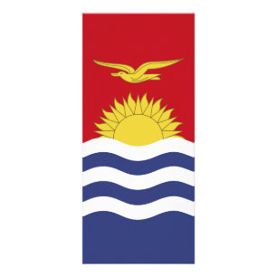 Panfleto bandeira de Kiribati