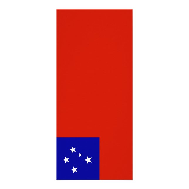 Panfleto bandeira de Samoa (Frente)