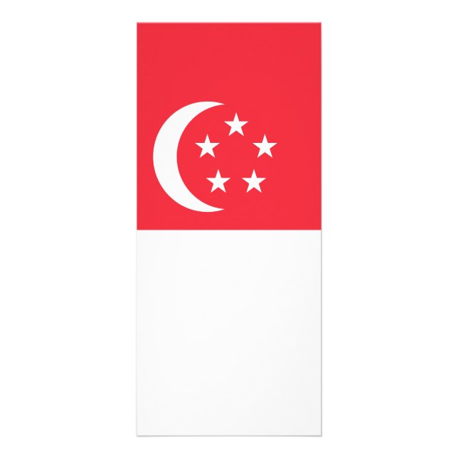 Panfleto bandeira de Singapura (Frente)