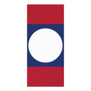 Panfleto Bandeira do Laos