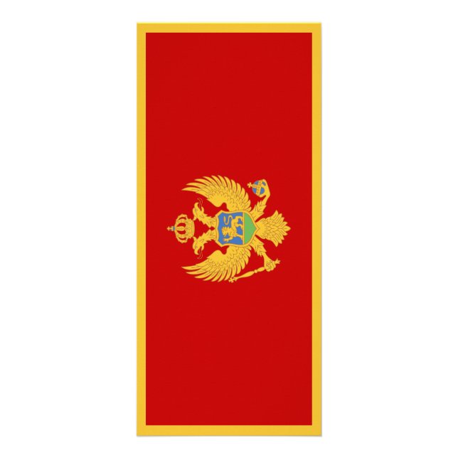 Panfleto Bandeira do Montenegro (Frente)