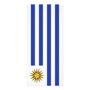 Panfleto bandeira do Uruguai