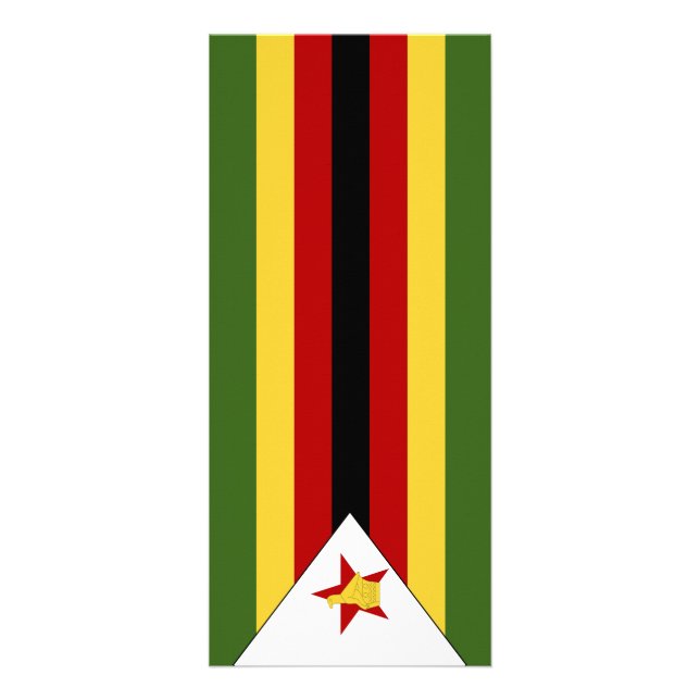 Panfleto Bandeira do Zimbabué (Frente)