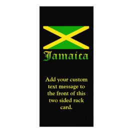 Panfleto Bandeira, preto, verde e amarelo de Jamaica