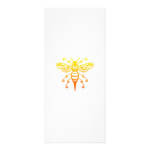 Panfleto Bee Maori Style Polynésia Tribal Tattoo Idea