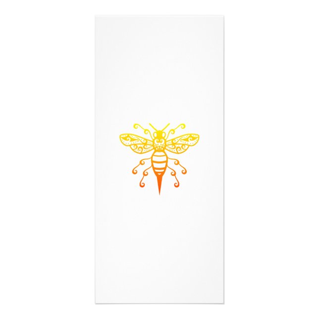 Panfleto Bee Maori Style Polynésia Tribal Tattoo Idea (Frente)