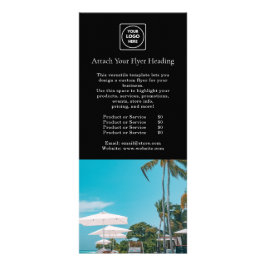 Panfleto Black Rack Card | Negócios Fotográficos Modernos P