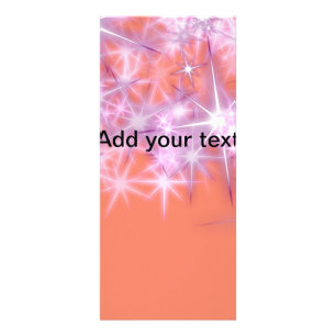 Panfleto Brilho estrelas azul céu simples adicione seu text