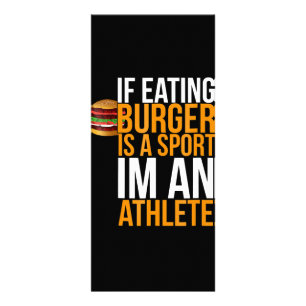 Panfleto Burger Hamburger CHURRASCO Humor Engraçado Pun Ide