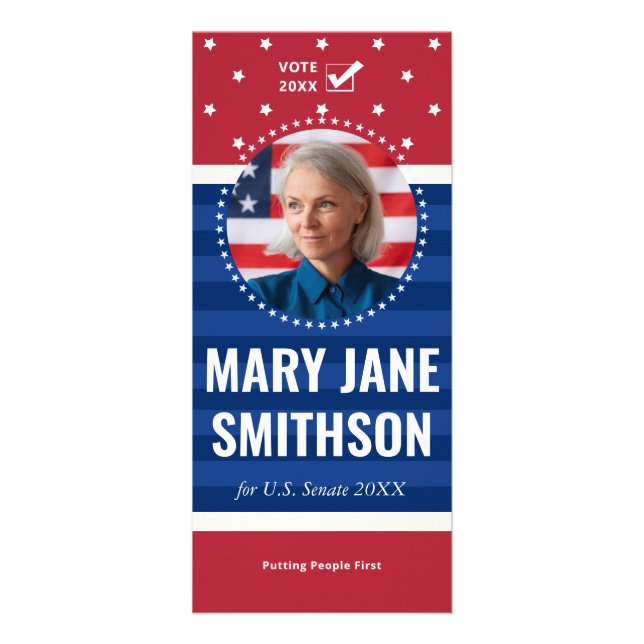 Panfleto Campanha Democrática Candidata 2026 (Frente)