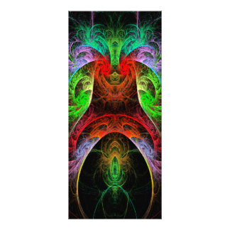 Panfleto Carnaval Abstrato Art Rack Card