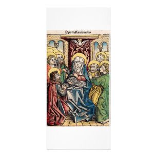 Panfleto Cenário do Pentecostes após Páscoa domingo