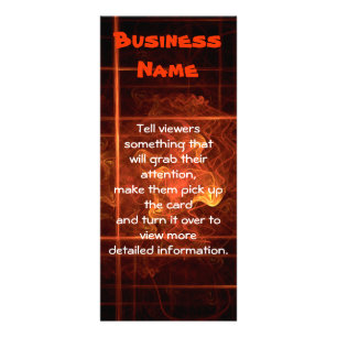 Panfleto Chamas Sobre Preto