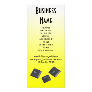 Panfleto Chaves de computador da repartição