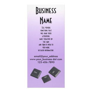 Panfleto Chaves de computador da repartição