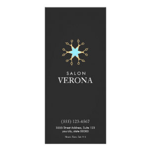 Panfleto Chic and Eleger Scissors Logo Hair Salon 2