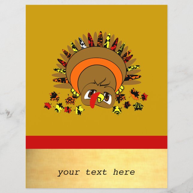 Panfleto Comercial de Peru Desenho Animado Fofo (Frente)