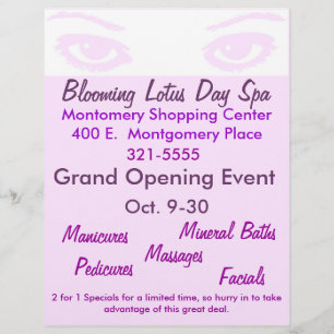 Panfleto Comercial Olhar Adorável