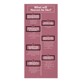 Panfleto Como será o Céu?