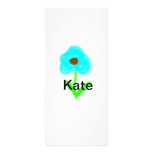 Panfleto Cor de água verde azul adicione seu nome ao texto