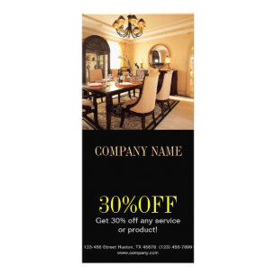 Panfleto Corretor de imóveis Home do designer de interiore