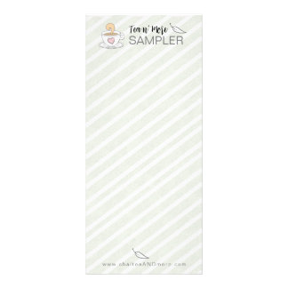 Panfleto Criar amostra de produto