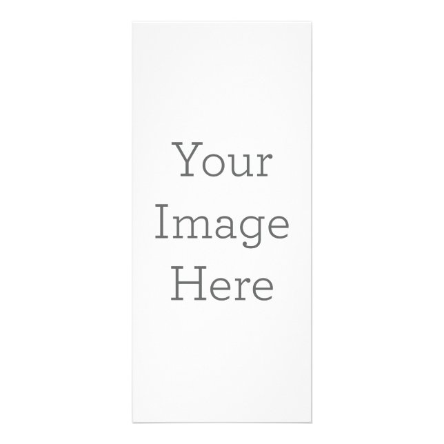 Panfleto 10,16 cm x 22,86 cm Rackcard (Frente)