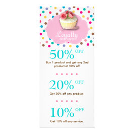 Panfleto Cute Bakery Cupcake Discount Polka Dot 2