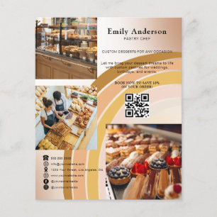 Panfleto da Boho Bakery   Reserve sua próxima cons