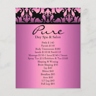 Panfleto Damask Rosa