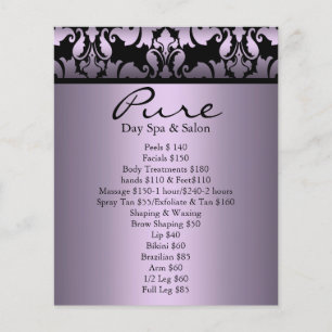 Panfleto Damask Roxo