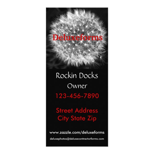 Panfleto Dandelion Fuzz (Frente)