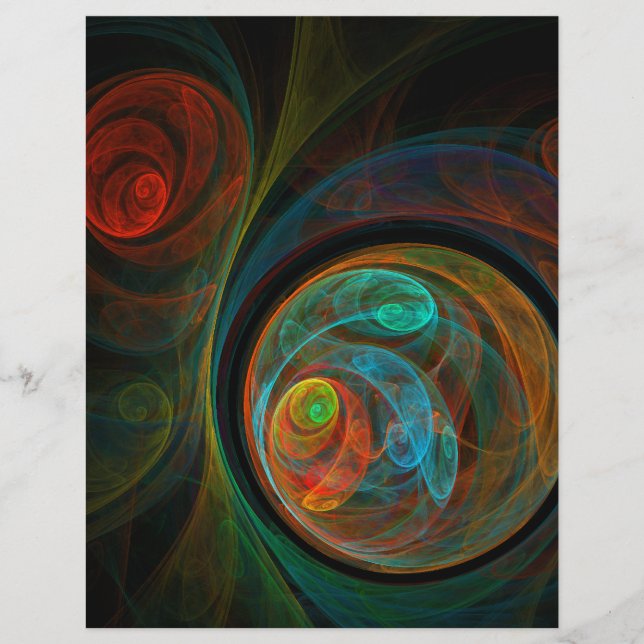 Panfleto de Abstrato de Renascimento (Frente)